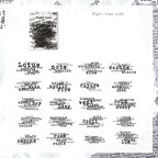 Collage Word Stickers for Journaling, Scrapbooking & DIY