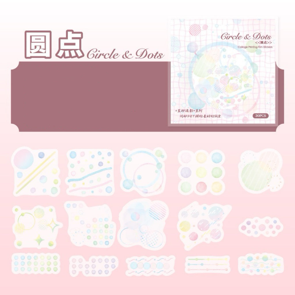 Dreamy Pastel Geometric Stickers