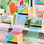Rainbow Pearlescent Transparent Sticky Notes for Notes & Messages