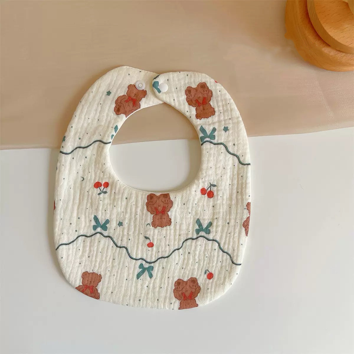 Soft Baby Muslin Square Bib