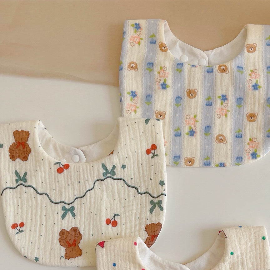 Soft Baby Muslin Square Bib