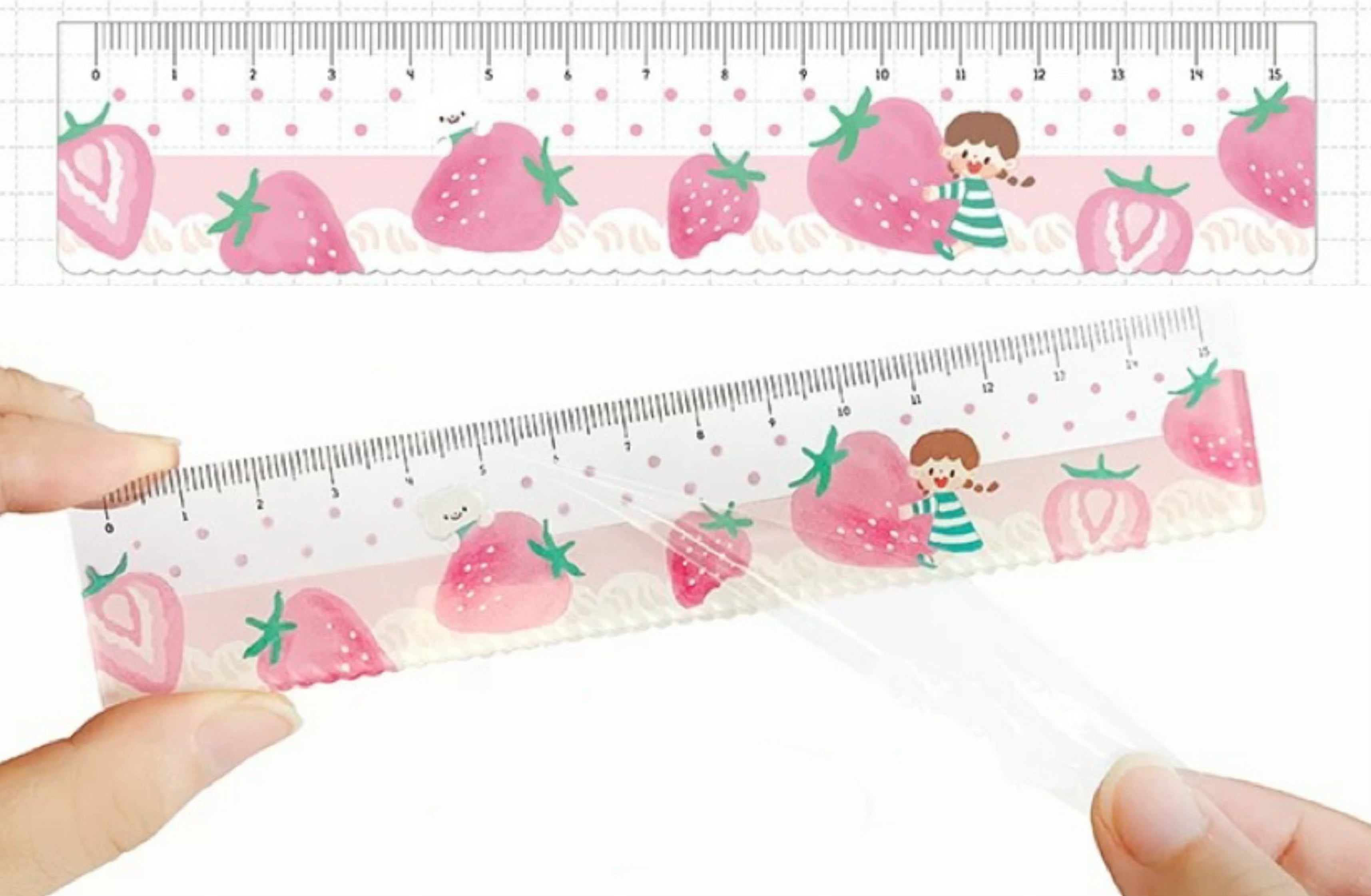 Sweet Strawberry Ruler – 15cm