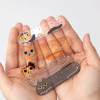 Mini 5cm Cat Pocket Ruler Set
