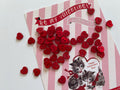 Naturally Dyed Sweet Heart Shell Buttons (11mm, 10 pcs )