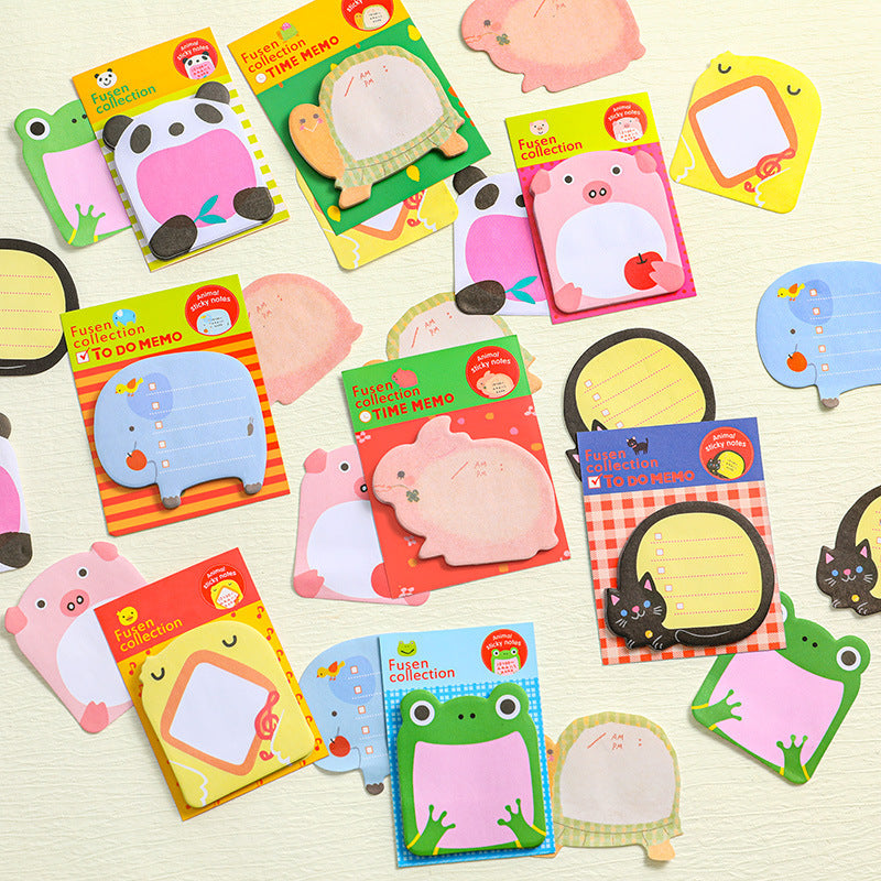 Cartoon Animal-themed Sticky Notes