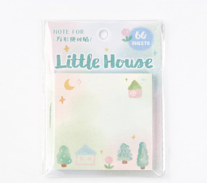 Hand-drawn Nature-inspired Cottagecore Sticky Notes