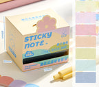 Rainbow Pearlescent Transparent Sticky Notes for Notes & Messages