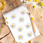 Laser Daisy Decorative Stickers