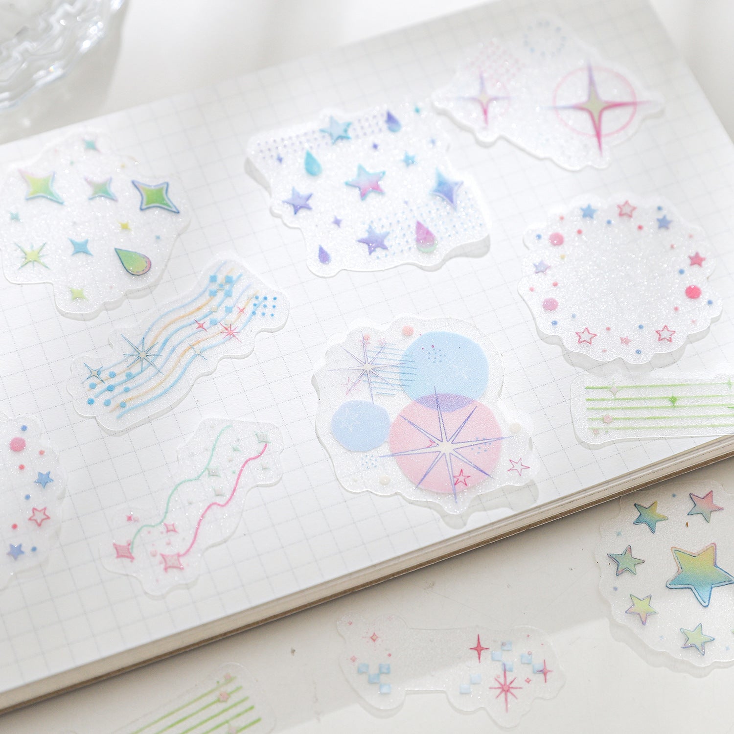 Dreamy Pastel Geometric Stickers