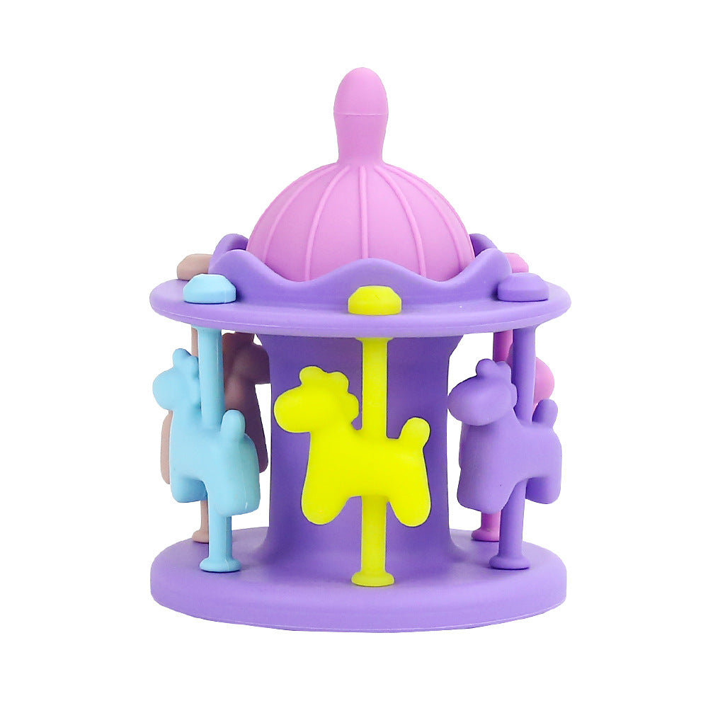 Merry-Go-Round Soft Food-grade Silicone Teether