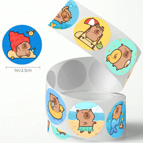 Capybara Stickers for Ocean Lovers