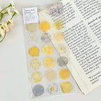 Pastel Translucent Poetic Wax Seal Stickers (18 pcs)