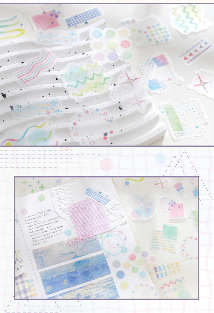 Dreamy Pastel Geometric Stickers