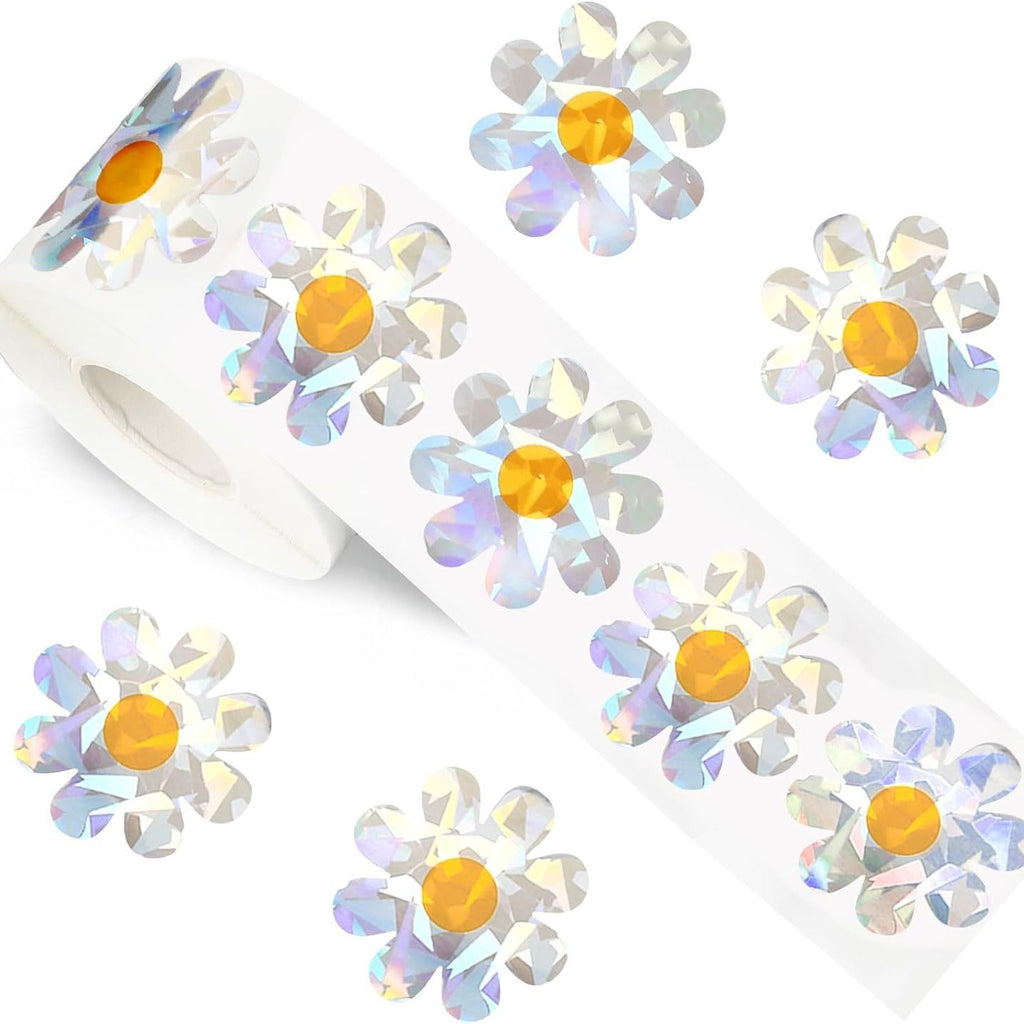 Laser Daisy Decorative Stickers