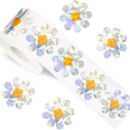 Laser Daisy Decorative Stickers