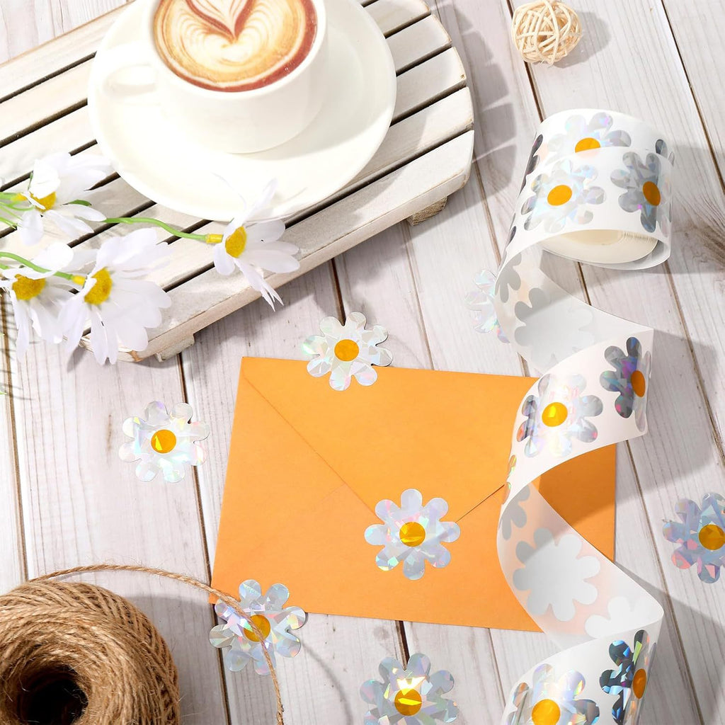Laser Daisy Decorative Stickers