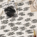 Collage Word Stickers for Journaling, Scrapbooking & DIY