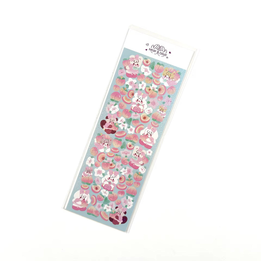 Whimsical Cartoon Character Themed Stickers