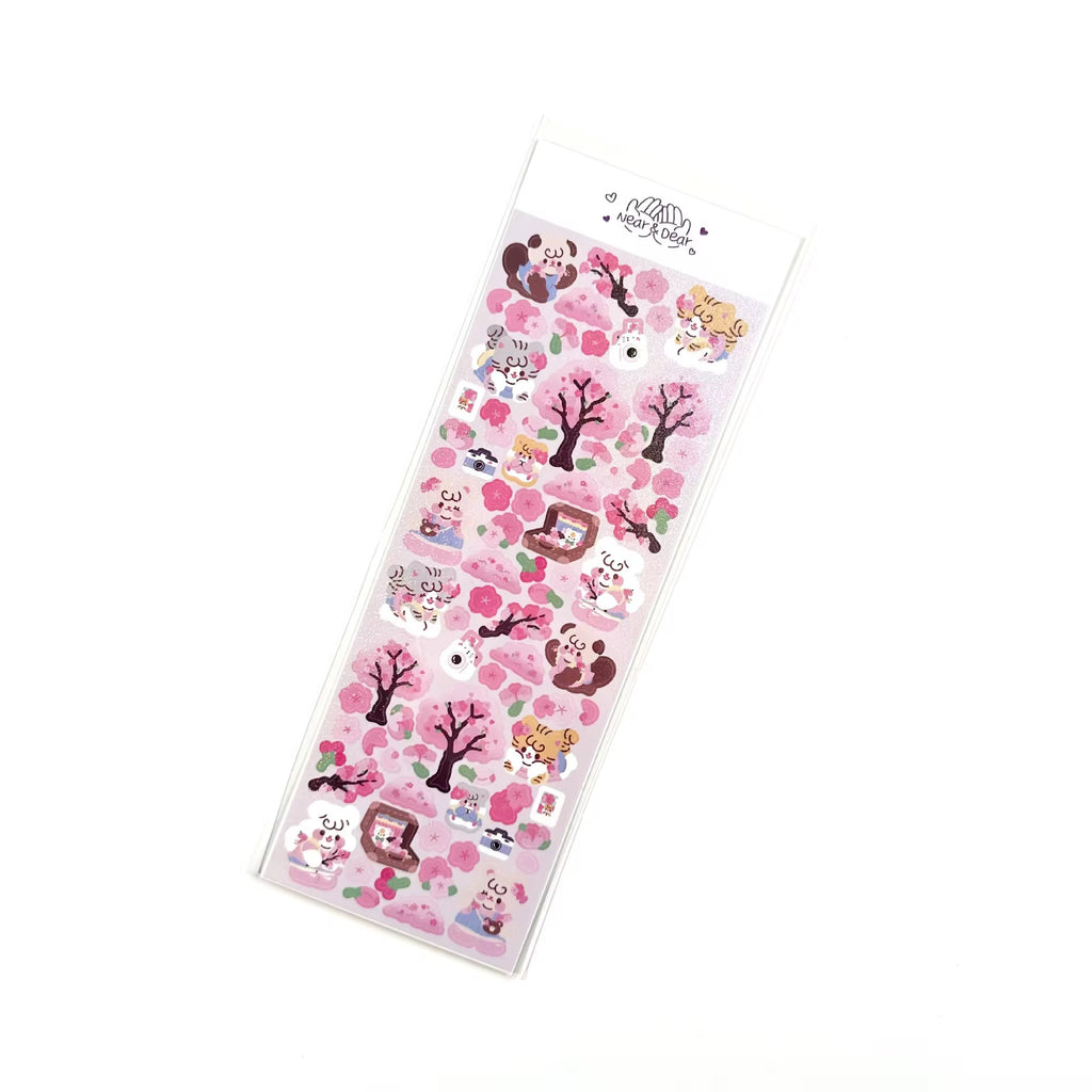 Whimsical Cartoon Character Themed Stickers