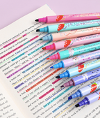 Stacked Color Dual-Tip Highlighter – Set of 10
